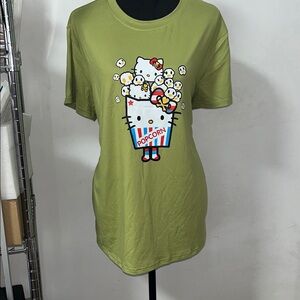 Hello Kitty Olive Green Short Sleeve Tee